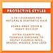 Cantu Protective Styles by Angela Hair Bath & Cleanser with Apple Cider Vinegar & Aloe, 10 Ounce