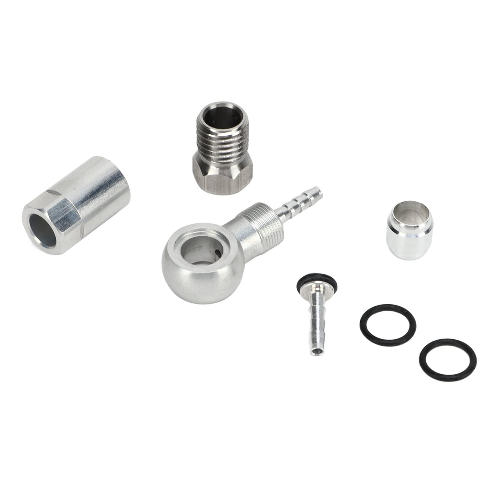 Alomejor Kit de Inserciones de Conexión de Oliva para Manguera Hidráulica de Bicicleta, Montaje de Inserción de Manguera de Freno para R1 R1R RR1 RX, Modificación DIY
