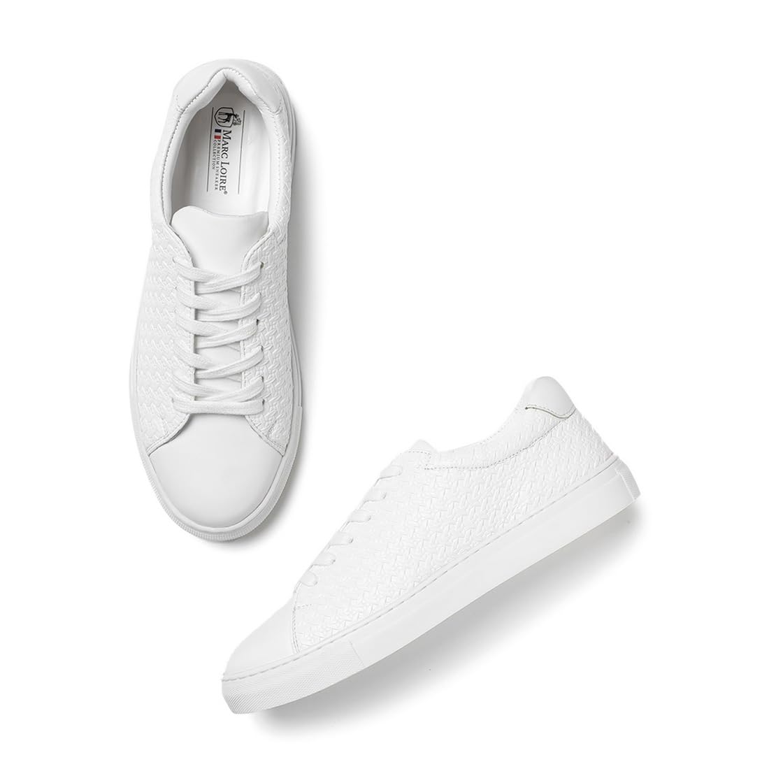 Marc Loire Women Lace Up White Casual Sneaker Shoes for Walking & Daily Use (White, 3) (B0D985Q9PX) Amazon Price History, Amazon Price Tracker