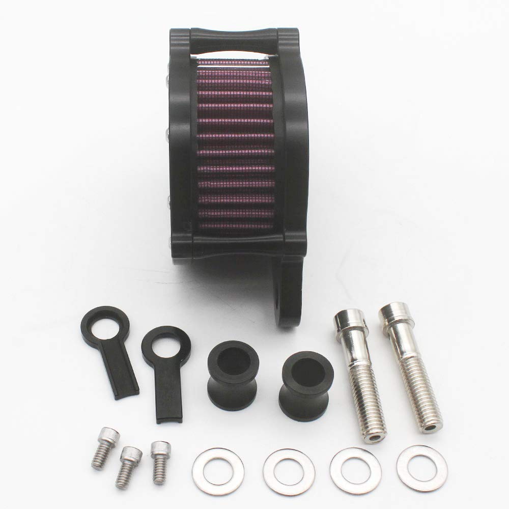 Duokon Air Filter Intake Filter System Kit for XL883 2004-2015(Black