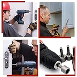 9 Pcs Hex Drill Bits Tools,5-13mm Hex Shank Magnetic Nut Setter Driver, Drill Bit Set Powerful Socket Combination Quick Change Metric Nut Driver Set for ElectricManual Screwdrivers - Image 6