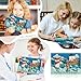 MotiMind 36 Set Jesus Walk on Water Scenes Craft Kit Religious Stickers for Boys Girls DIY Christian Catholic Bible Craft Faith Jesus Craft for Sunday School Activities Gifts, Blue