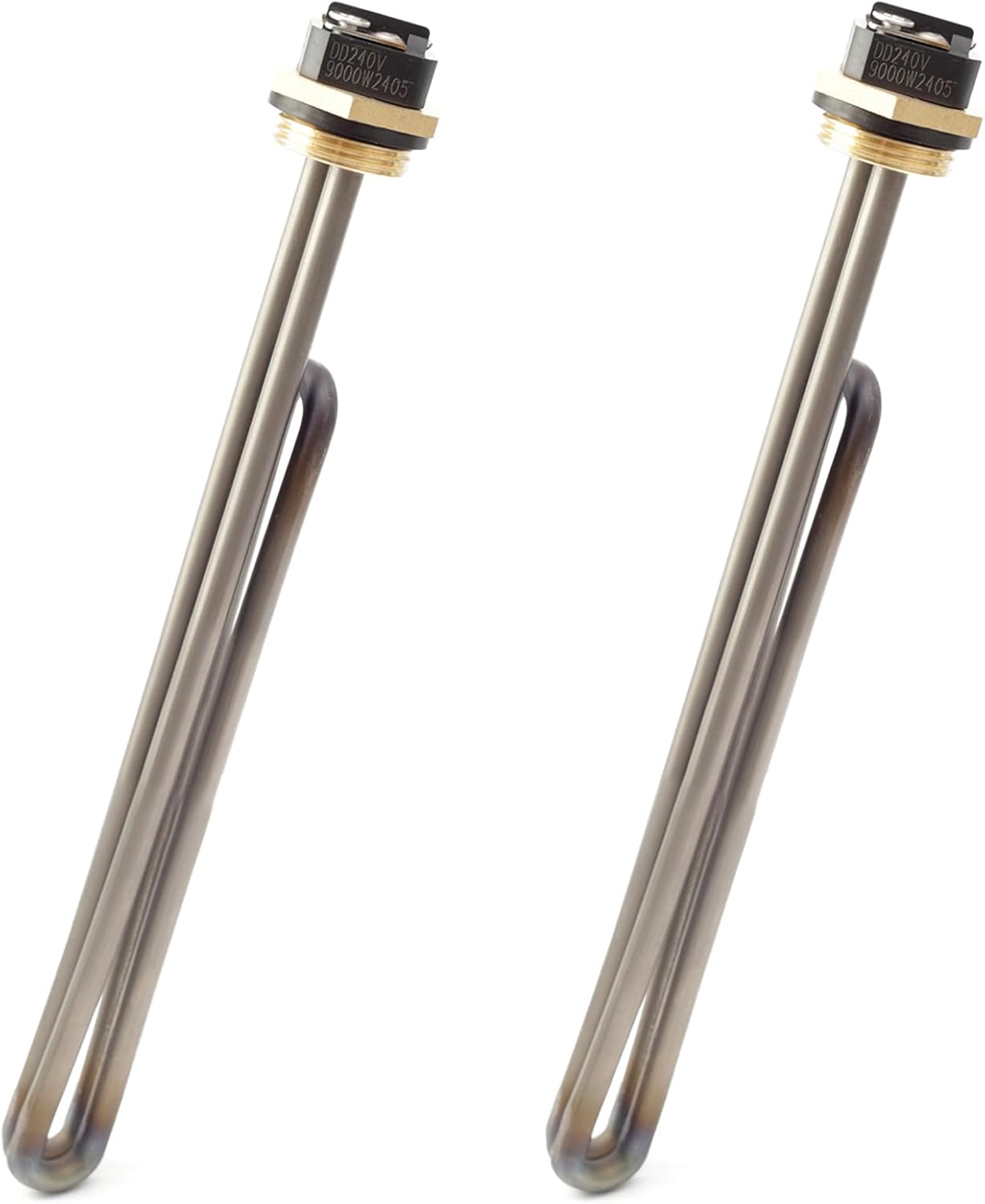 Titanium HE 90240 Heating Element Replacement for EcoSmart ECO 18 27 36 9KW 240V Tankless Water Heater Element Parts Replaces He 80240 RC04709024S SGB-2903 HA-P004 HA-P005, 2PCS Screw-In