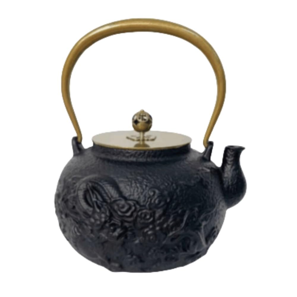 鉄瓶手作り鉄瓶 鋳物 茶道具 鉄分補給 1200ml 伝統工芸品 各種熱源対応