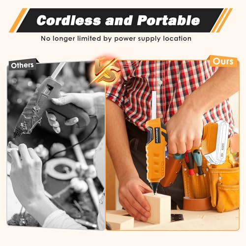 100W Cordless Hot Glue Gun