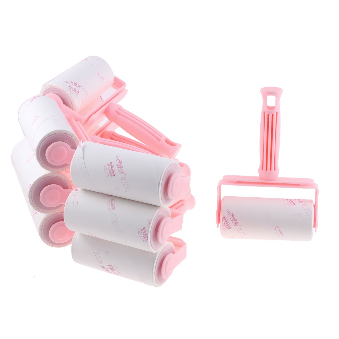 Ruilogod 60 hojas adhesivas para quitar pelusas de pelo, 10 unidades, color rosa (id: d70 CCB 8f2 631 827