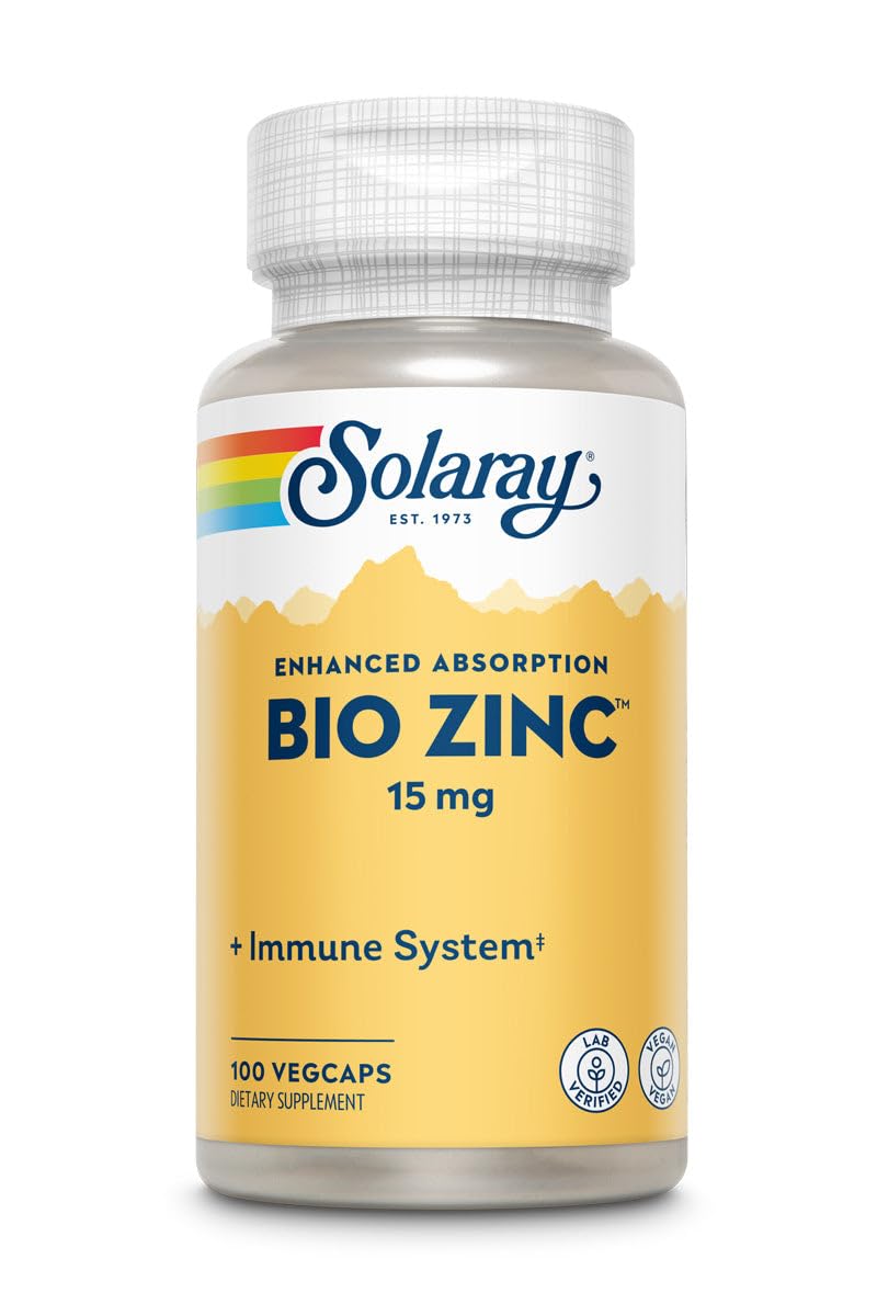Solaray Bio Zinc with Zinc Picolinate & Synergistic Ingredients