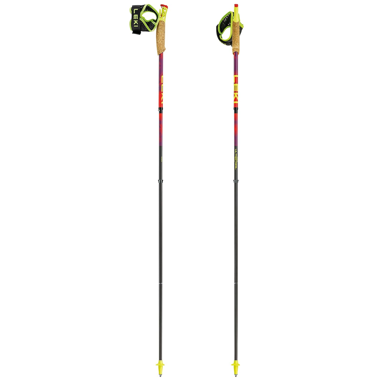 LEKI Ultratrail FX.One SL - Bastone da Trekking Unisex, Colore: Rosso/Lilla