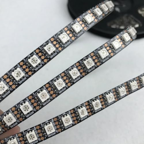 WENWENLEE 4m/roll GS8208(Similar to WS2811 WS2813) DC12V addressable Full Color RGB 5050 LED Strip;90leds/m;;Non-Waterproof;IP33