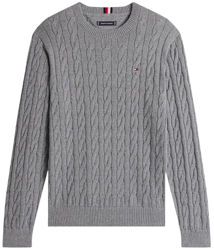 Tommy Hilfiger Men's Iconic Cable Knit Sweater 2024 Collection
