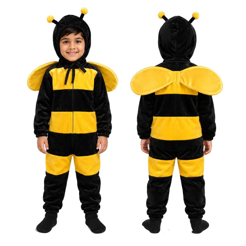 Image of Animal Costume for Kids | Plush Fancy Dress Costume for Boys & Girls |School Fancy Dress, Annual Day, Jungle Theme, Role Play, Halloween & Birthday Party