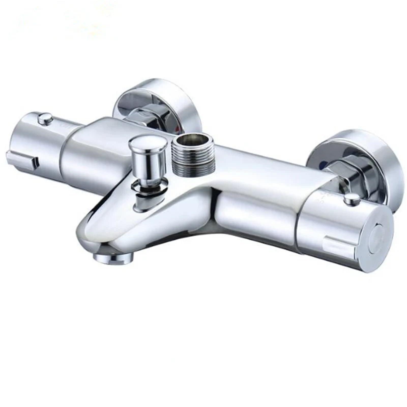Thermostatic Shower Mixer Thermostatic Shower Faucets Bathroom Thermostat Mixer Tap Hot and Cold Mixing Valve Bathtub Faucet Accessories(Outlet up)