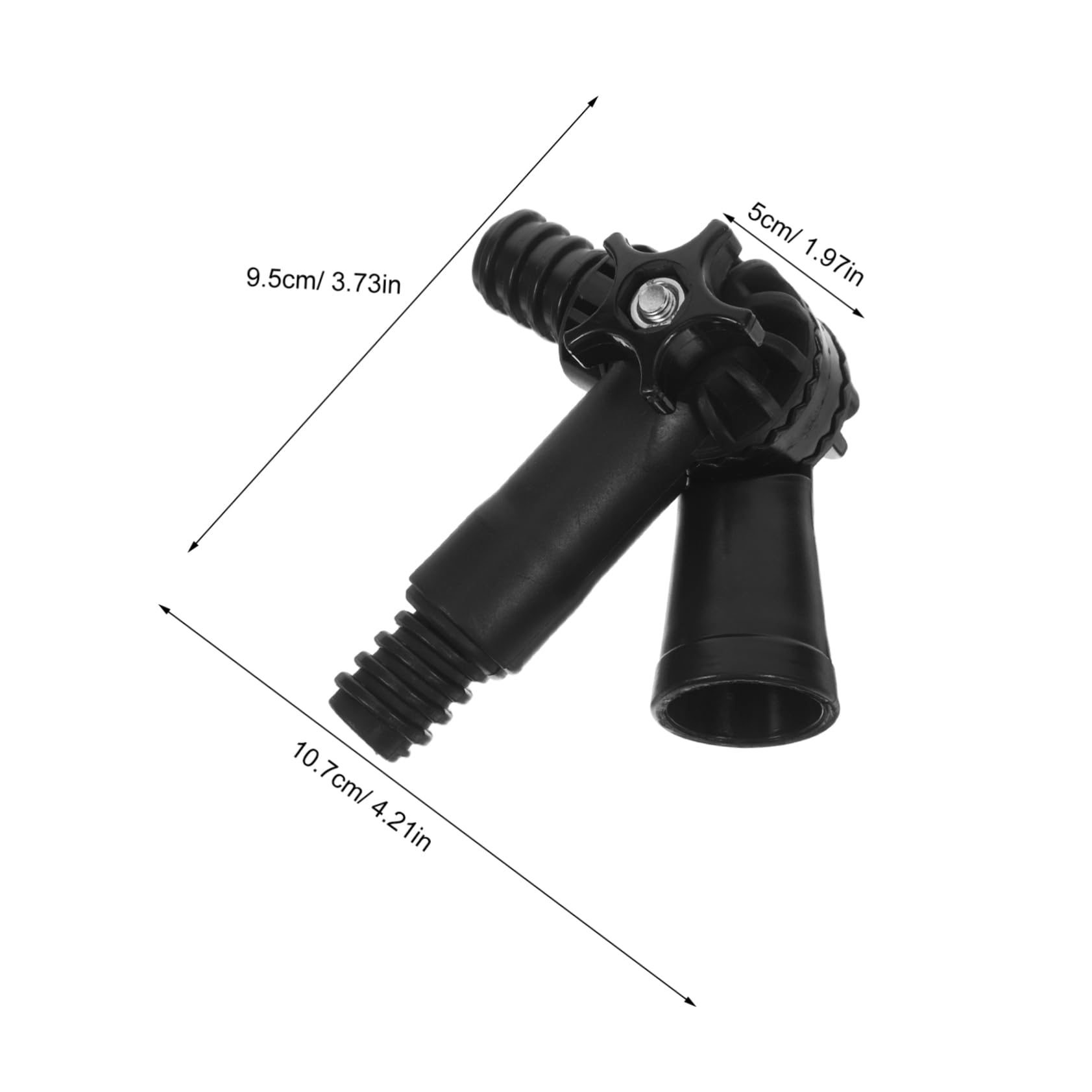 PRETYZOOM Mop Handle Replacement for Window Cleaning Compatible with Web Brush Threaded Adapter