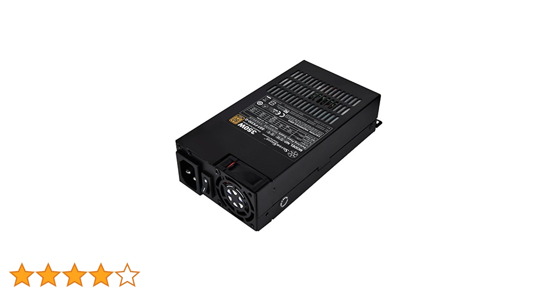 FX350-G 350W 80 PLUS GOLD 電源ユニット Amazon | SilverStone TFX/Flex ATX 80PLUS Gold認証 電源 350W