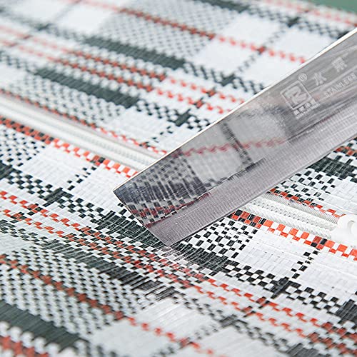 Beowanzk 4er Pack Aufbewahrungstasche für Bettdecken,Decken,Bettwäsche,Spielzeug,Kleidung Aufbewahrung,Plastiktasche mit Reißverschluss,Umzugskartons,Moving Storage Boxes Tasche,Kleideraufbewahrung