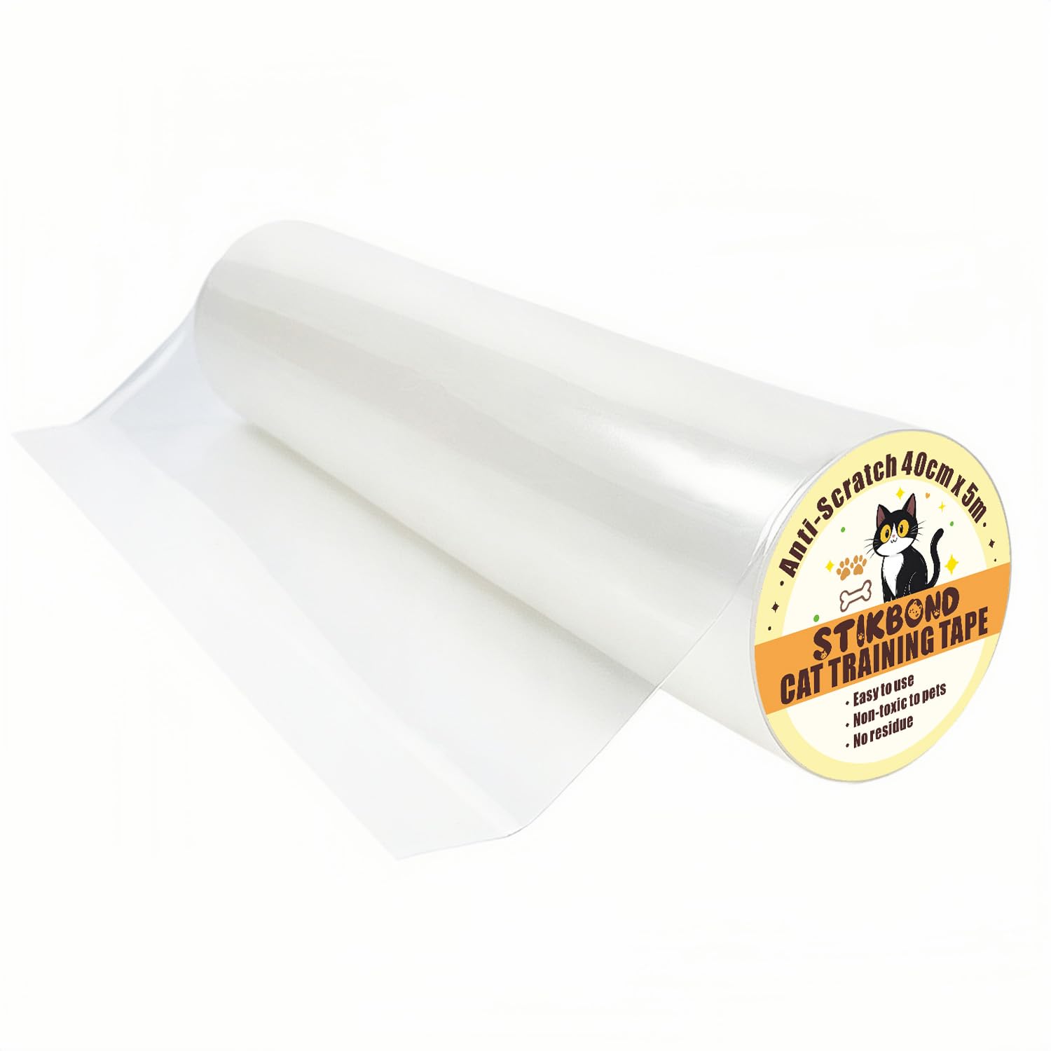 STIKBOND Cat Anti Scratch Tape Pets Furniture Protector 40CM×5M