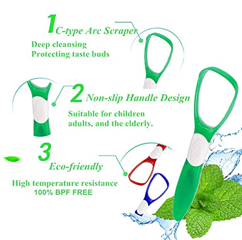Image of soft Plastic silicon Premium Tongue Cleaner for Fights Bad Breath Oral Health Care Tool, Easy to Use for Adults and KidsTravel Friendly (1)