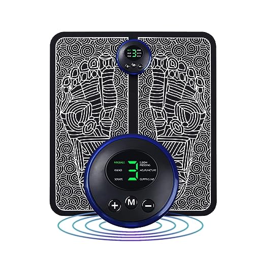 EMS Foot Massager - EMS Electric Feet Massager - Electric Foot Massagers - Foot Massagers for Pain and Circulation - Foot Spa and Massager - Foot Massager for Circulation - Reflexology Foot Massager