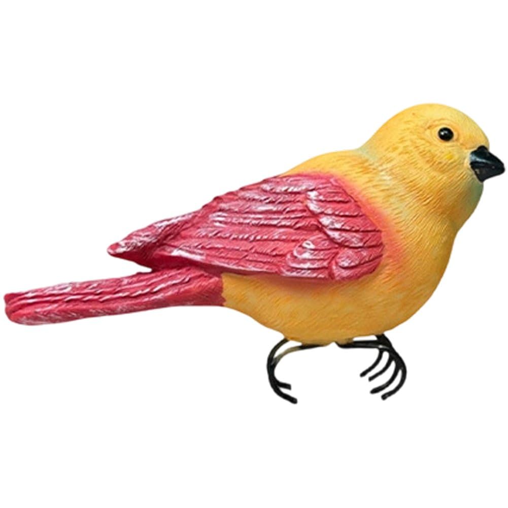 Luxylei Plant Pot Hanger Bird Statue Decorative Hanging Ornament Novelty Flower Planter Resin Figurine Hanging Outdoor Garden Ornament