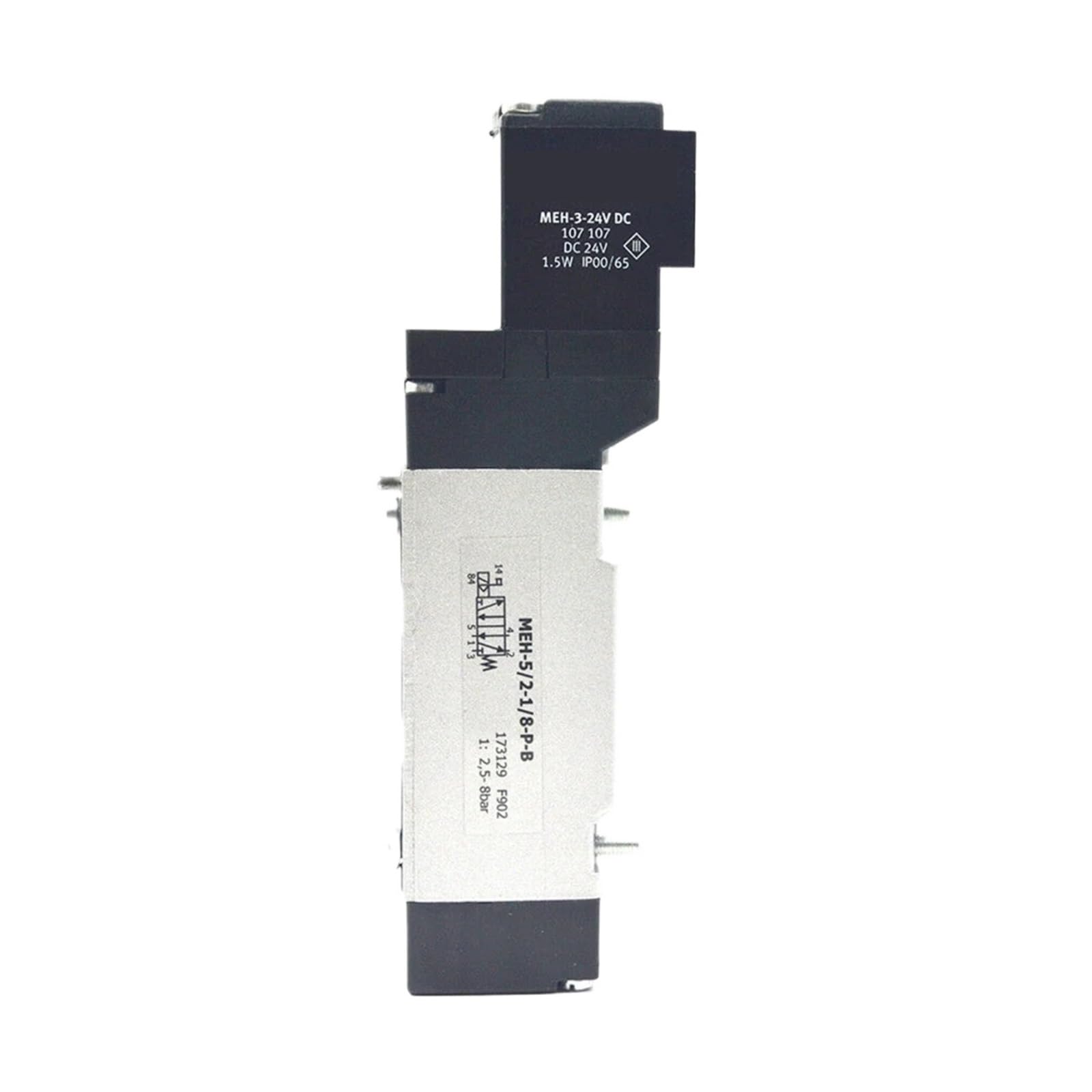 MEH-5/2-1/8-P-B Solenoid Valve 173129 Width 17.8Mm.