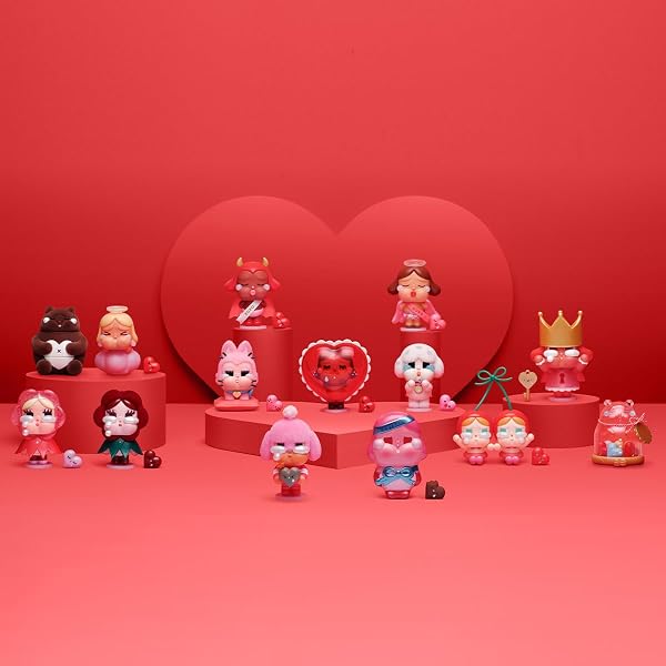 POP MART Crybaby Crying for Love Series Figures Actionfiguren Sammelfiguren Sammler Kunstspielzeug Spielzeug Figuren Geschenk 1PC - 2
