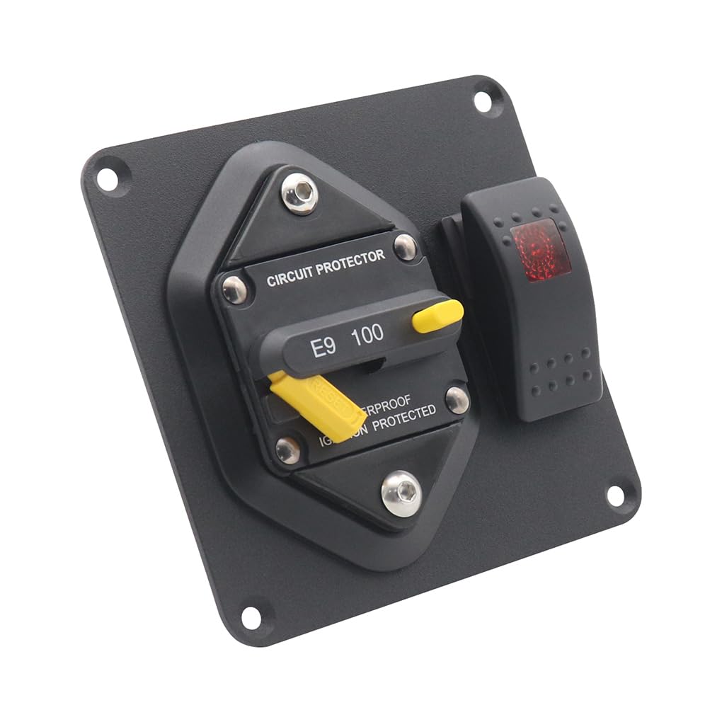 3 Set di Interruttore Automatico con Interruttore a bilanciere per Barca Interruttore da Pannello ON-off Interruttore Automatico con Interruttore a bilanciere per Barca Affidabile Sicuro 250A
