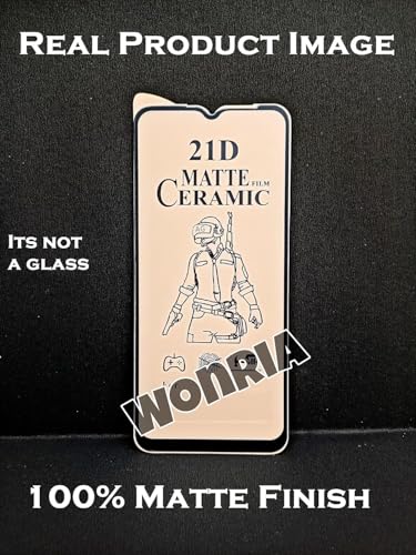 Image of WonRia Pack 2- Matte Screen Guard Protector for Samsung A16 | Samsung M16 | Samsung F16 (5G) Matte Flexible Tempered Guard Protector [Anti-FingerPrint | Anti-Glare] - (It's Not Glass)