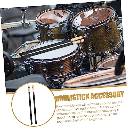 Baquetas GALPADA, 1 par, para instrumentos de percusión, duraderas y resistentes, color negro miniatura 2