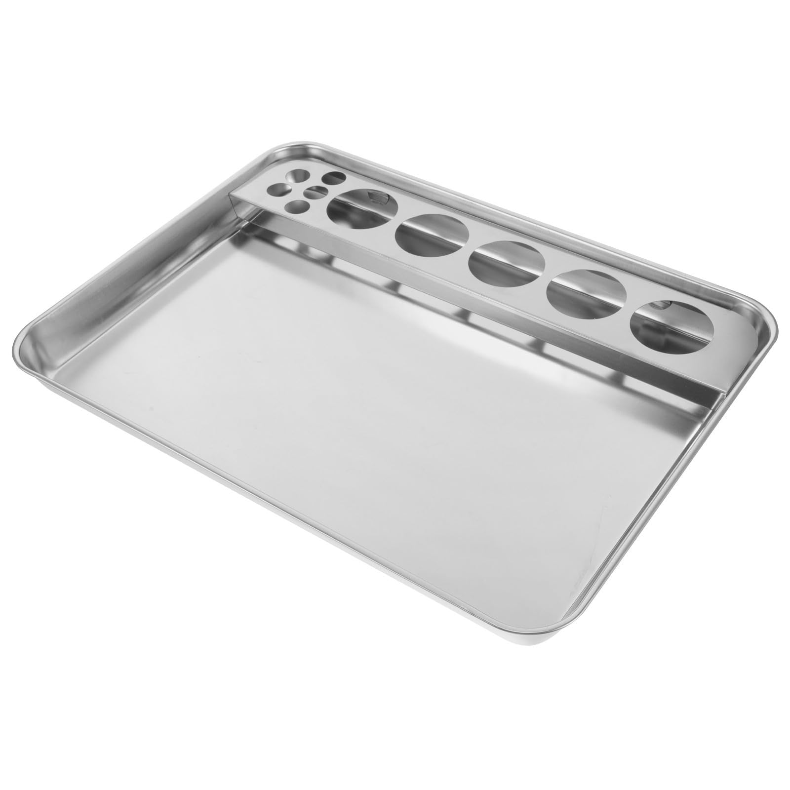 YARNOW Plateau Médicales Acier en Inoxydable pour Rangement Médical Argenté et Changement Pharmacie Instruments, pour Procédures