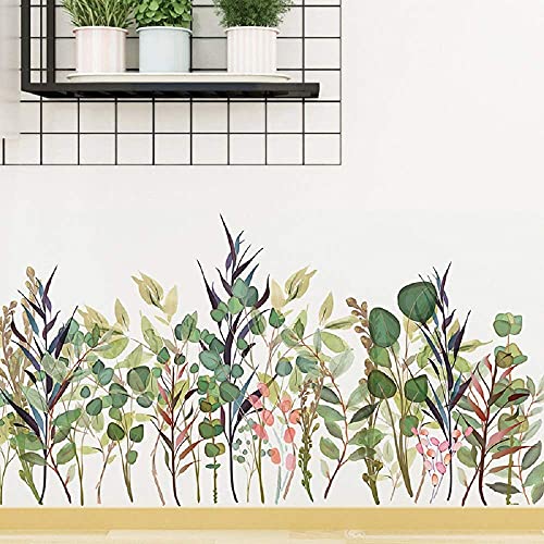 Vinilos Decorativos de Plantas Verdes Frescas 3D Reutilizables miniatura 3