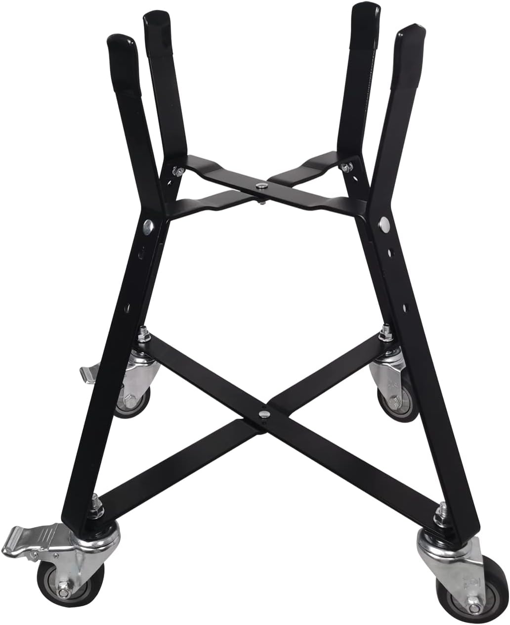 MinMax Big Green Egg Nest, Grill Stand for Big Green Egg Accessories, Rolling Nest with Heavy Duty Locking Caster Wheels Powder Coated Steel for BGE Smoker Kamado Joe Accessories