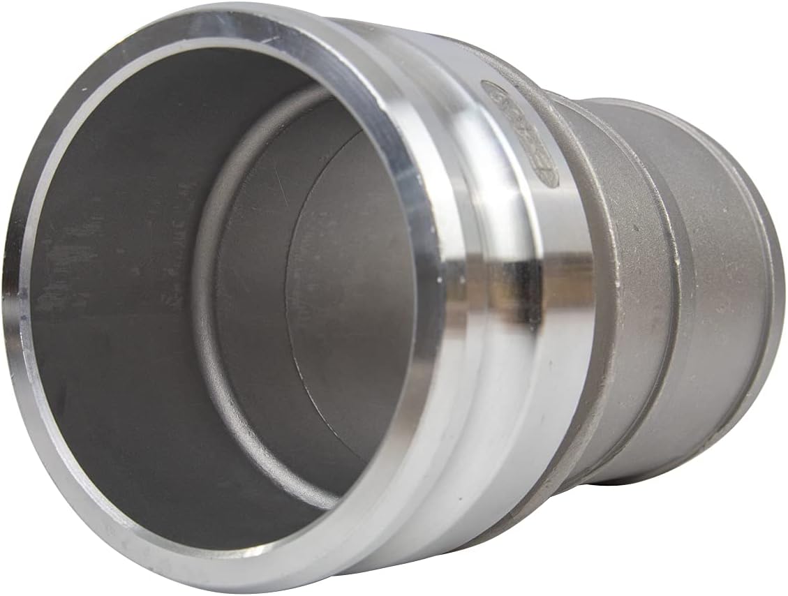 1 pc Aluminum 4 inch Camlock Fittings - Type E Cam & Groove Hose Fittings, Male Adapter & Coupling