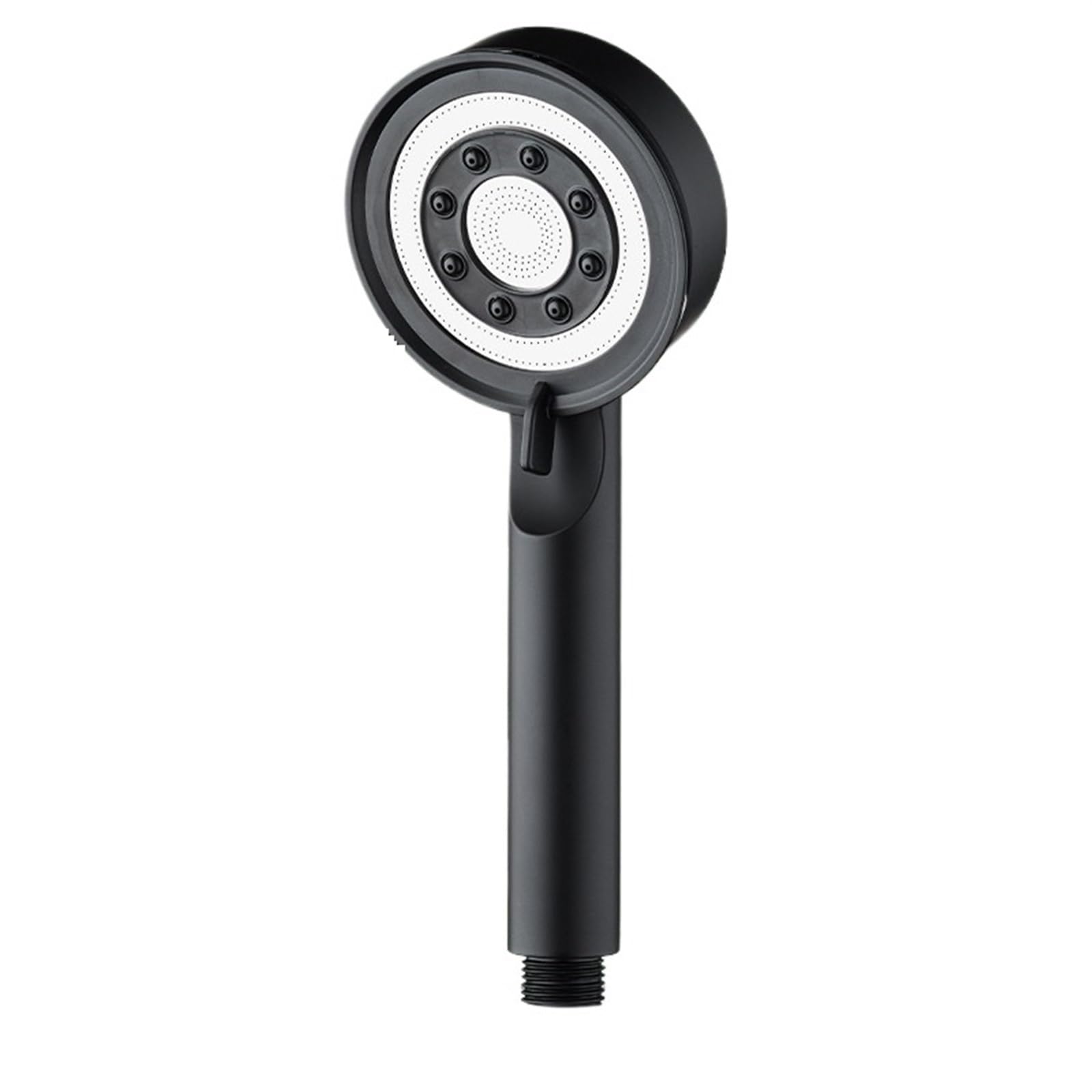 Naqzrxpml Black Shower Head 5 Modes High Pressure Water Saving Handheld Silver(Black)