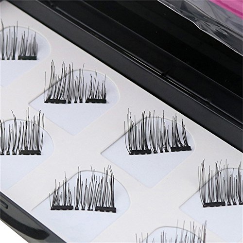 Cílios postiços, Romacci Pestanas magnéticas da moda reutilizáveis ​​em 3D para pestanas postiças Co