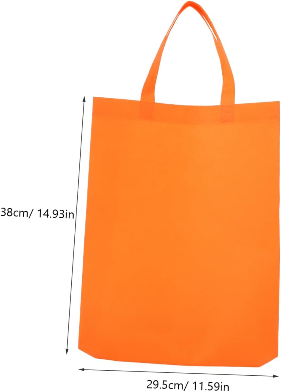 30Pcs Non Woven Tote Bags with Handles Reusable Shopping Bags for Grocery Parties Lightweight Adorable Fruit Print Design