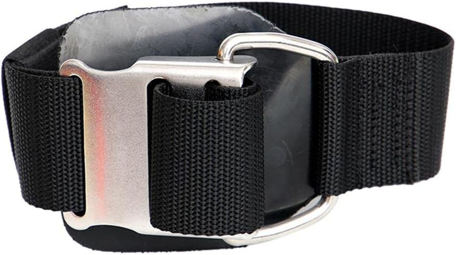 Dive Gear Essential Heavy Duty Scuba Tank Carry Strap | Adjustable Band for Diving Tanks | Wearable Retainer Harness for Dive Bottle | Snorkeling and Scuba Accessories |