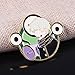 JJK Satoru Brooch Pins - Anime Figure Satoru Enamel Pins - Funny Gifts for Anime Lovers (Inumaki Toge)