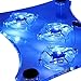 immagine 3ThreeH Basi di raffreddamento Ventilatore portatile con le luci blu del LED per computer portatile da 14 pollici H-UF01