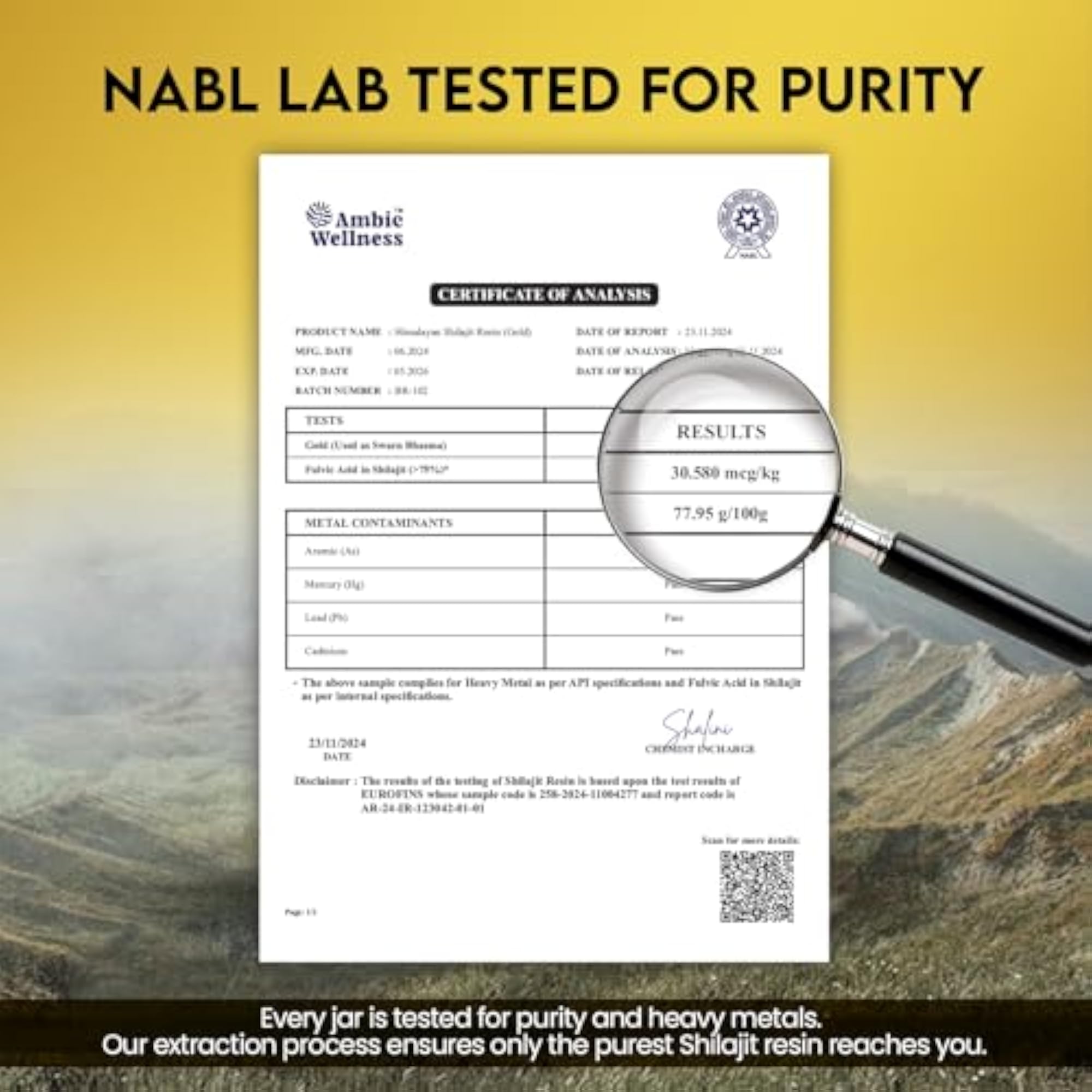Himalayan Shilajit Resin 20g for Performance Boost