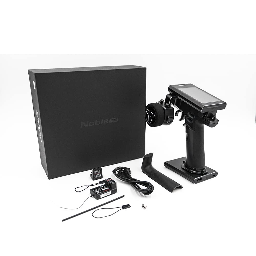 TMRCHOBBY Flysky Noble NB4 FS-NB4 2.4G 4CH Color Touch Screen Radio Transmitter with FGR4 FGR4S Receiver for RC Boat Car