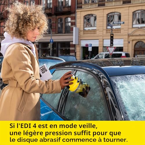 Grattoir à glace électrique Kärcher EDI 4 - Solution vitres de voiture édition limitée