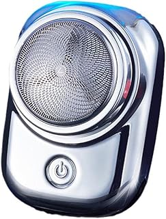 Electric Razor for Men, Mini-Shave Portable Electric Shaver, Wet and Dry Mens Razor USB Rechargeable Shaver Charging Easy One-Button Use for Home,Car,Travel