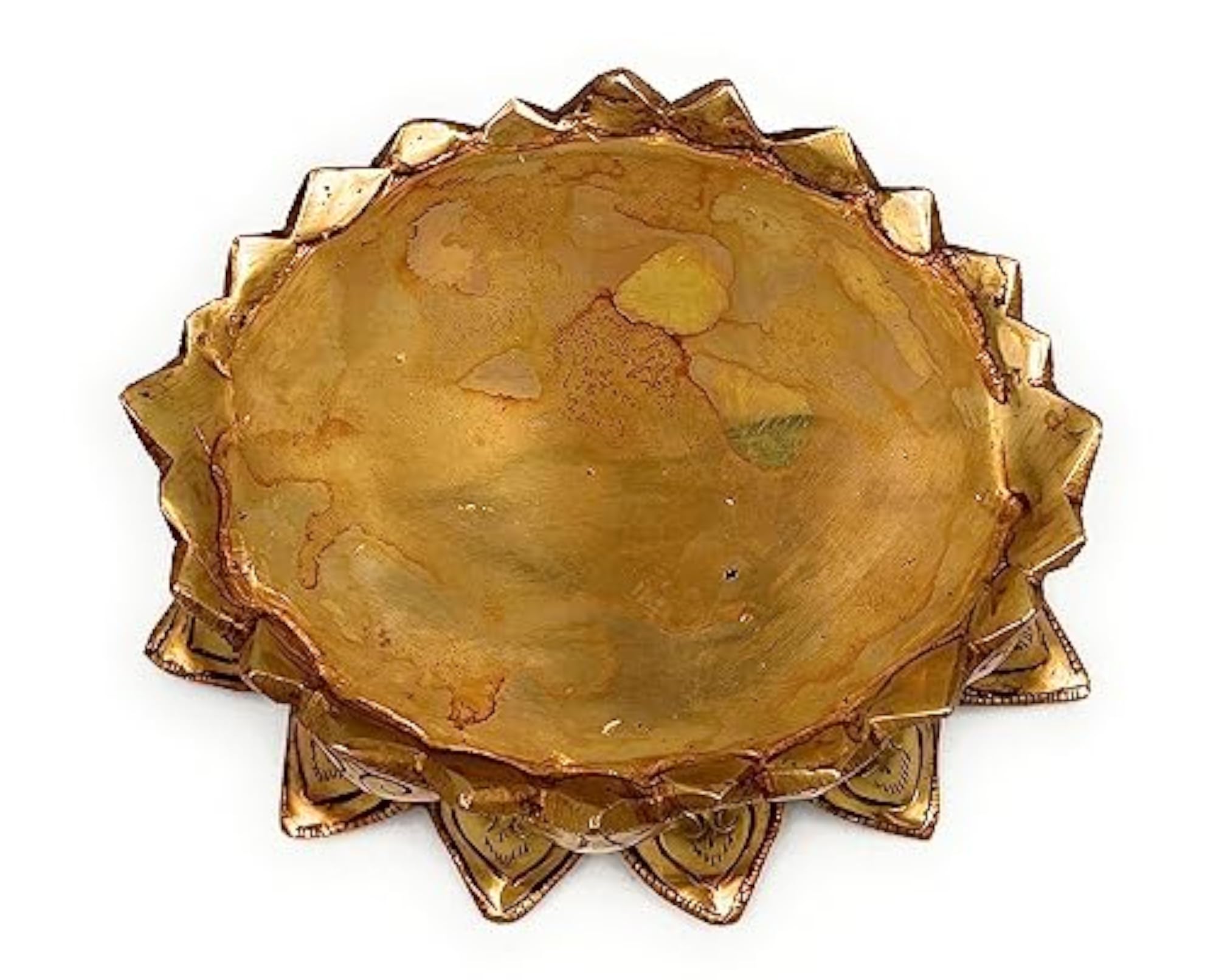 Brass Lotus Chowki Pooja Stand, Gift