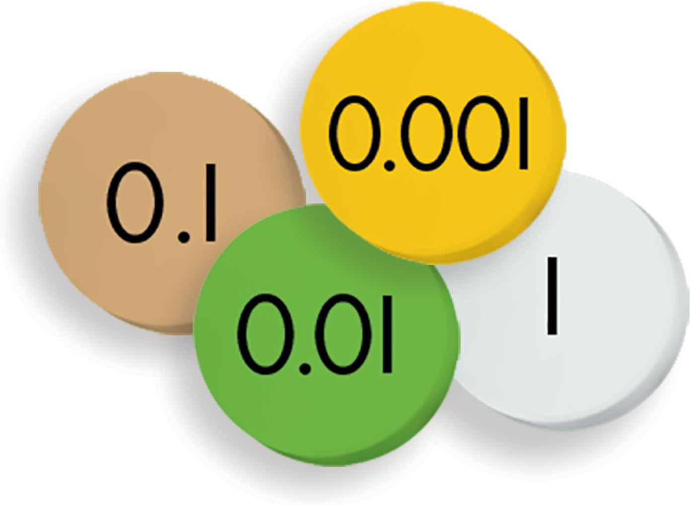 Sensational Math™ Place Value Discs: 4-Value Decimals to Whole Numbers (TCR626635)