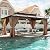 Aoxun 12'x16' Hardtop Gazebo, Aluminum Frame Permanent Pavilion with Curtains and Netting, Outdoor Polycarbonate Double Roof Canopy, Designed for Garden, Lawns, Patio
