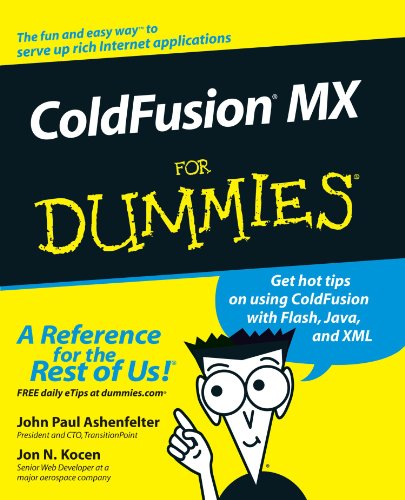 ColdFusion MX For Dummies ColdFusion MX For Dummies