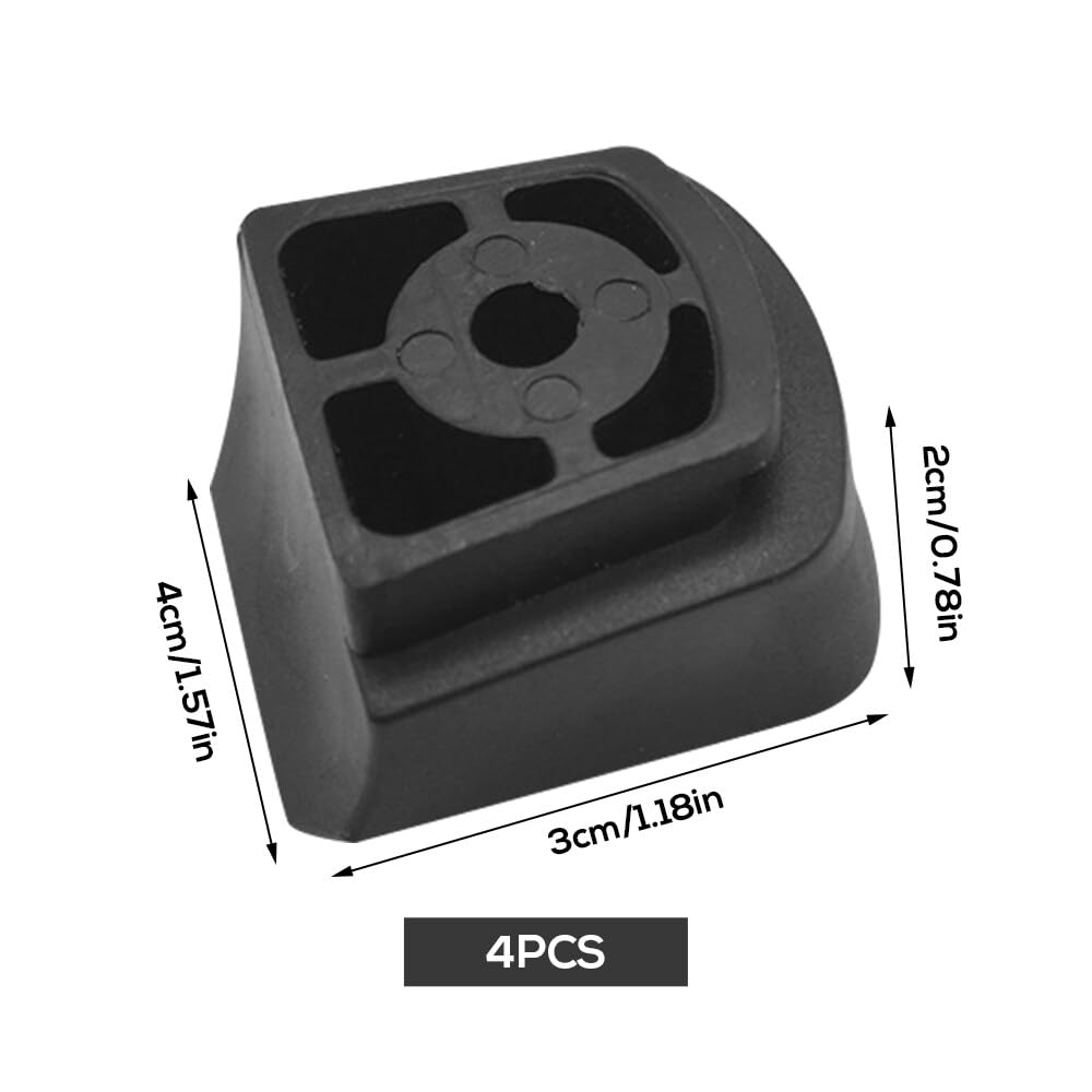 Tampon de Frein Roller, 4 Pièces Frein Tampon Roller, Universelle, Accessoires pour Le Remplacement du Frein du Bloc-Bloc