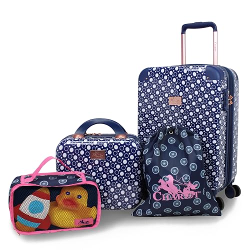 Chariot 4-Piece Spinner Luggage Set