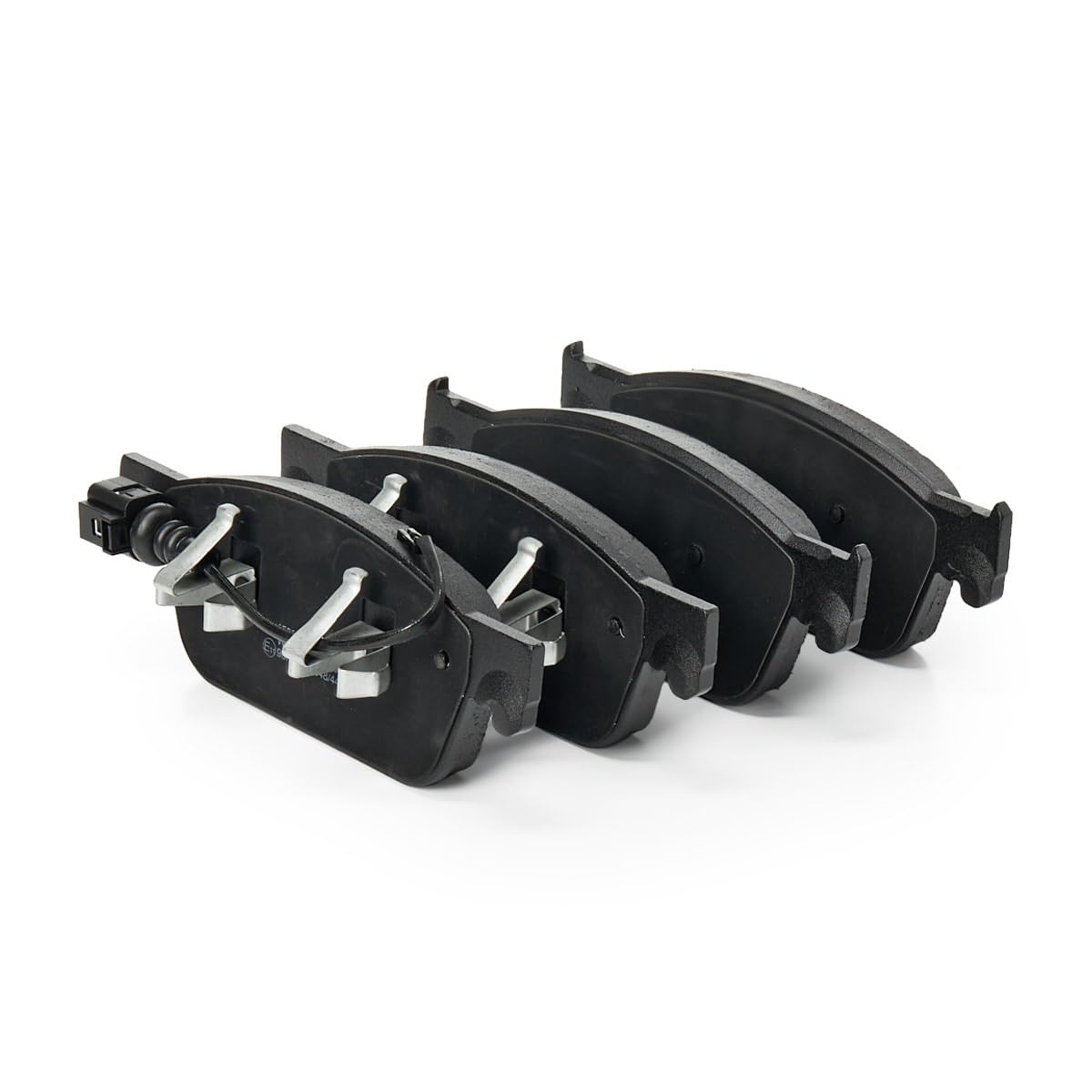 RIDEX 402B0625 Juego para eje Juego de pastillas de freno Delantero con clip de émbolo Compatible con VW Multivan T5 7HM, 7HN, 7HF, 7EF, 7EM, 7EN