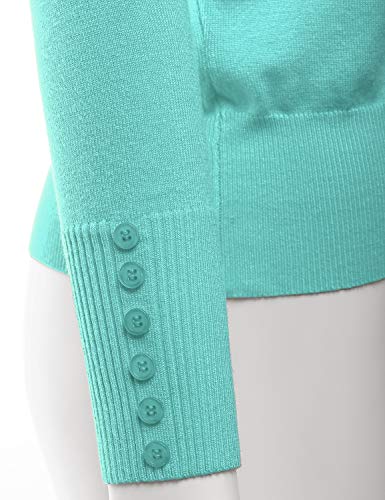 Image of LALABEE Women's V-Neck Long Sleeve Button Down Sweater Cardigan Soft Knit(S-XXL)